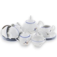 Чайный сервиз 6/9; "Bernadotte", декор "Гуси" БТФ0380