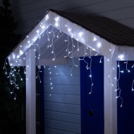 Гирлянда "Бахрома", 3*0,6м, 160 LED, белый 187276