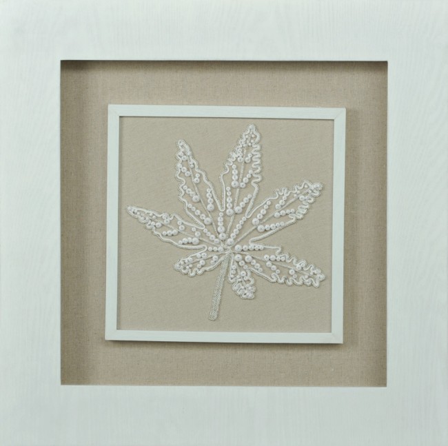 ПАННО - ЛИСТЬЯ БЕЛЫЕ 2 арт.22398B