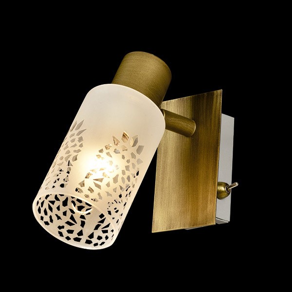 Спот 20047/1 патинир. бронза