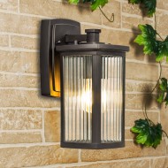 Уличный настенный светильник Lame D кофе IP33 GL 1006D