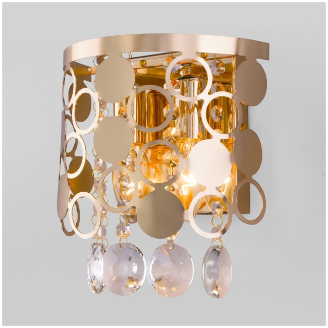 Бра 10024/2 золото/прозрачный