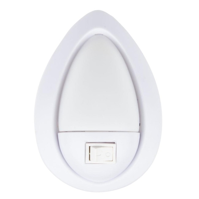 Ночник UNIEL DTL-314 ОГОНЕК 1W 220V, пластик, с выкл, белый Ночник UNIEL DTL-314 ОГОНЕК 1W 220V, пластик, с выкл, белый