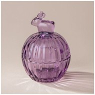 ЕМКОСТЬ ДЛЯ ХРАНЕНИЯ С КРЫШКОЙ "SUNNY" PURPLE 355-335 8Х8Х11 СМ