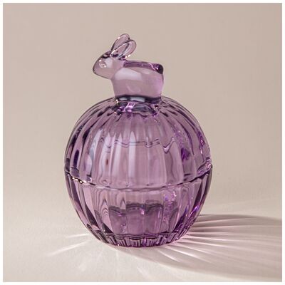 ЕМКОСТЬ ДЛЯ ХРАНЕНИЯ С КРЫШКОЙ "SUNNY" PURPLE 355-335 8Х8Х11 СМ