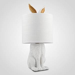 Ceramic nature rabbit shop table lamp