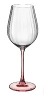 Рюмка для красного вина "COLUMBA OPTIC", 500 мл; розовая ножка (набор 2 шт) БСС0498