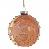 Украшение новогоднее "Шар", 8см, стекло 791307