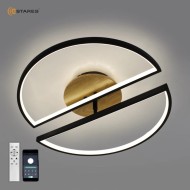 Люстра светодиодная WOODY LOFT 75W 3R-APP-500x135-BLACK/WOOD-220-IP20