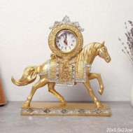 Часы статуэтка Лошадь 23 см / 9116 / 734626