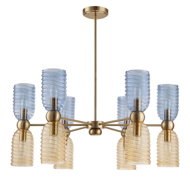 Люстрa потолочная 6511/12C MODERNI LN23 115 латунь E14 12*40W 220V MONROE