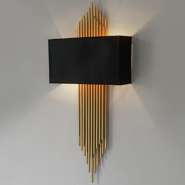 Бра Sohne черн/зол. D40 H95 XJ7279-WL 17480