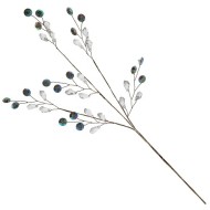 Украшение новогоднее  "Веточка", 20*0,4*40 см полимер+металл 781541