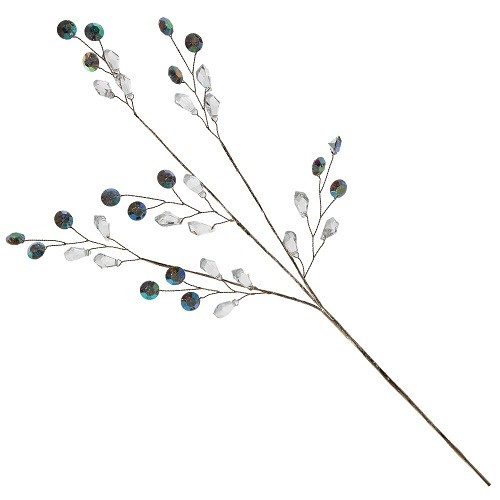 Украшение новогоднее "Веточка", 20*0,4*40 см полимер+металл 781541 Украшение новогоднее "Веточка", 20*0,4*40 см полимер+металл 781541