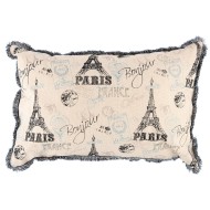 ПОДУШКА ДЕКОРАТИВНАЯ "ПАРИ ЭЛИЗЕ" 850-862-61 40Х60СМ, 100% ХЛОПОК, БЕЖ,