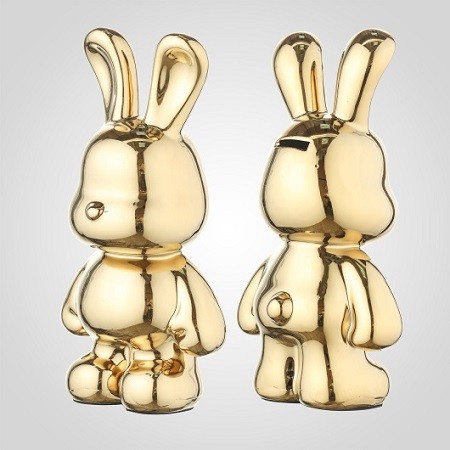 Рэббит копилка gold 29см 01564