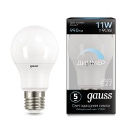 Лампа светодиодная A60 11W 4100k E27 dimmable 102502211-D