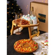 Подарочный набор посуды Adelica «С любовью» 9215767 столик для вина d=32, менажница d=25, подсвечник