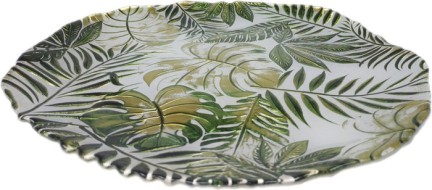 ТАРЕЛКА АКСАМ 16630/1 "ТРОПИКИ РАССВЕТ" БОЛЬШАЯ 32 см
