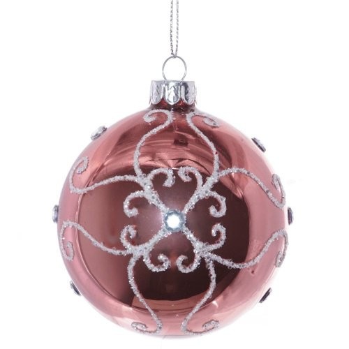 Украшение новогоднее Шар "Нежный узор", 8см 721314