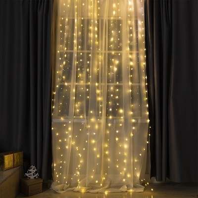 Гирлянда "Занавес", 2,8*3м, 300 LED, т.белый 6074030