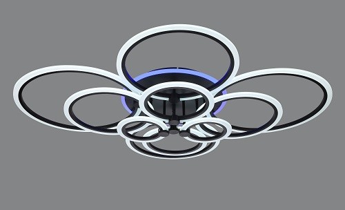 Люстра 3009/10B BK/RGB 376W 3000K-6500K