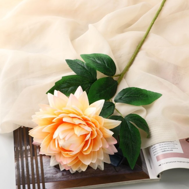 Цветы искусственные "Бегония" премиум, 14х60 см, кремовый 9369529 Цветы искусственные "Бегония" премиум, 14х60 см, кремовый 9369529