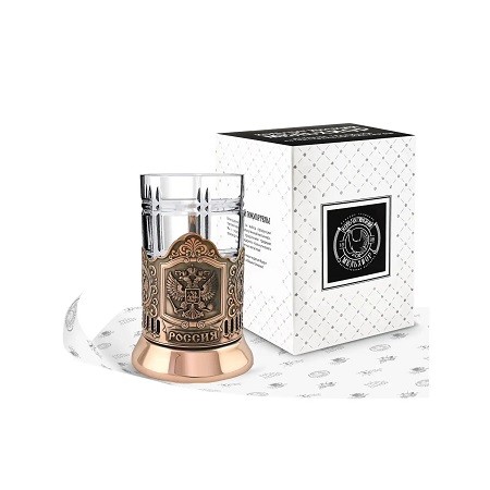 Набор для чая "Герб РФ" медный НБС 9608/2