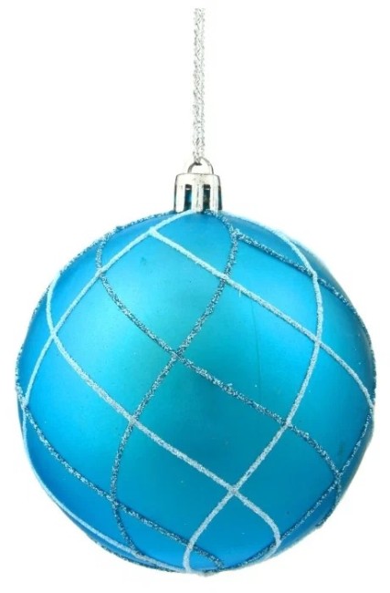 Украшение новогоднее Шар "Алмазная сетка", 8см 744617