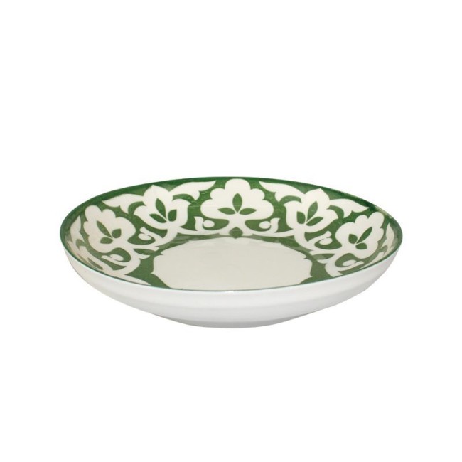 Тарелка глубокая 19см TC23006207 HCS-911 Хлопок зеленый 186222