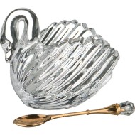 ИКОРНИЦА "ЛЕБЕДЬ" 355-230 С ЛОЖКОЙ КОЛЛЕКЦИЯ "MUZA" 95мл 11*6*9,5см