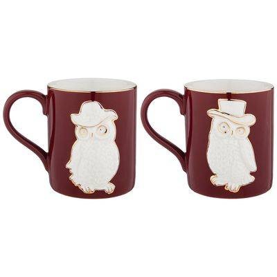 НАБОР КРУЖЕК LEFARD "ANIMAL WORLD" СОВА 2 ШТ. 380 МЛ 151-207