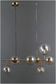 Люстрa СФЕРА СВЕТА 40124MD/7A LT BRASS