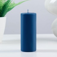 Свеча - цилиндр, 4×12, 15 ч, лазурь 4205493