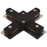 Соединитель шинопровода Х-образный 096-001-0003 черный