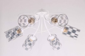 Люстра СФЕРА СВЕТА 077K/6 WT+BR