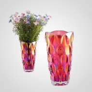 Ваза SPRING стеклянная красного цвета 00984