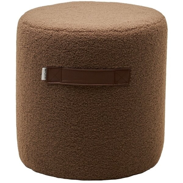 Пуф для гостиной HARTA NINI-02 Тауп, teddy /TKS-03 темно-коричневый,экокожа 629M04979