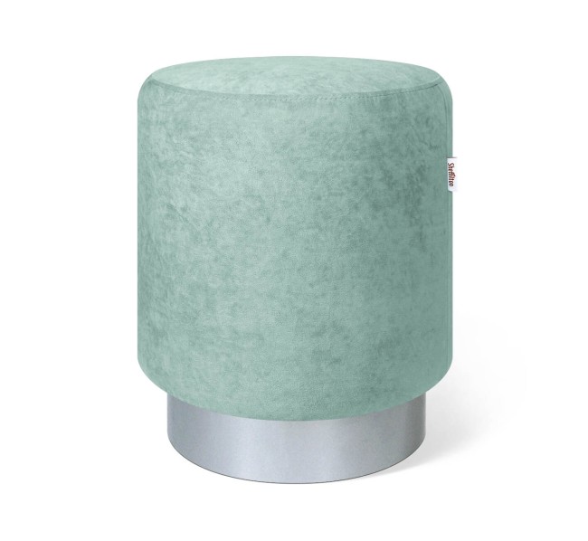 Банкетка ШЕФФИЛТОН SHT-B8 микровелюр/металл арт.Б-11 нежная мята/хром лак