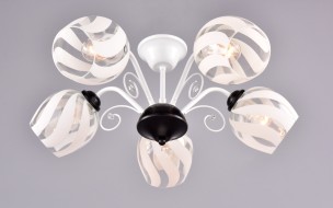 Светильник "Дабке" РС20993 WT+BK/5C