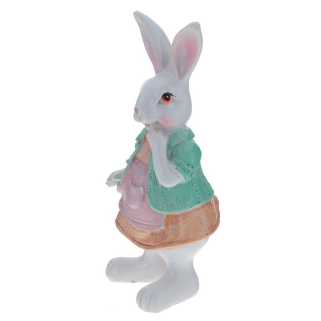 Фигурка декоративная "Заяц" 769613 L6 W5,5 H14 см
