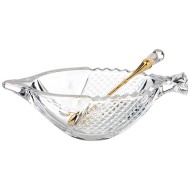 ИКОРНИЦА С ЛОЖКОЙ 355-301 17*7 СМ. ВЫСОТА=5,5 СМ. КОЛЛЕКЦИЯ "MUZA"