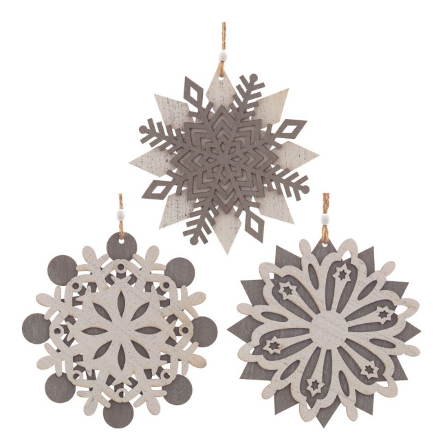 Украшение новогоднее "Снежинка" СОЛЮКС 754678 L15 W0,6 H15,5 см