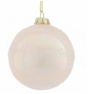 Украшение новогоднее "Шар" 8см,  стекло 753383
