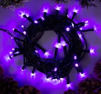Гирлянда "Нить" 5м,  50 LED, фиолетовый 3556767
