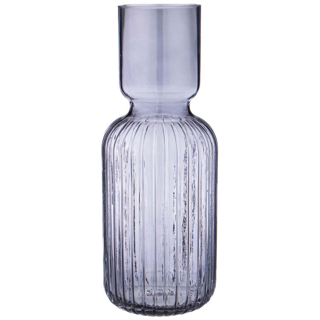 ВАЗА "AMELIE" GREY ДИАМЕТР 12СМ ВЫСОТА 31СМ 182-1038