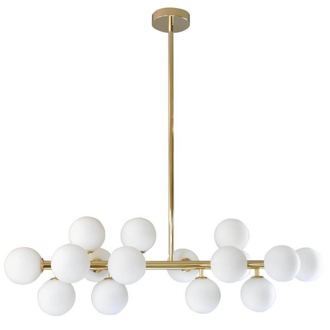 Люстра СИДА 07504-16,33 золото w92*28 h70 G4 80w