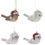 Украшение новогоднее "Птичка", L6,5 W3,5 H4,5 см 752684