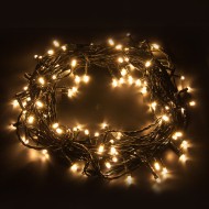 Новогодняя гирлянда нить 400-002 белый 10м