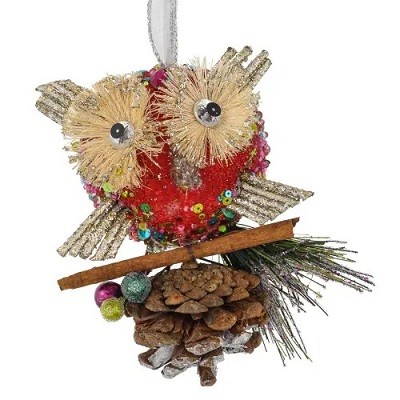 Декор новогодний "Филин" 18см DN-45639